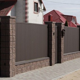 corrugated fences types of photos