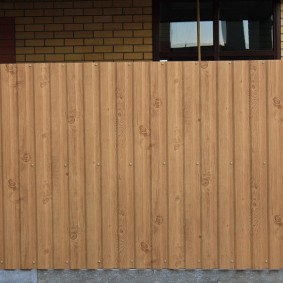 corrugated fences photo design