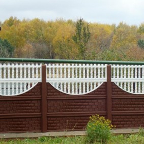 dekorativt staket för trädgårdens typer av foton