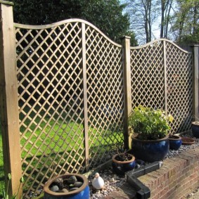 decorative fence for the garden photo design