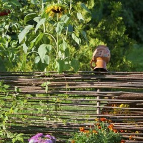 dekoratívny plot pre nápady na záhradný dizajn