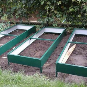 Preparation of beds for spring planting