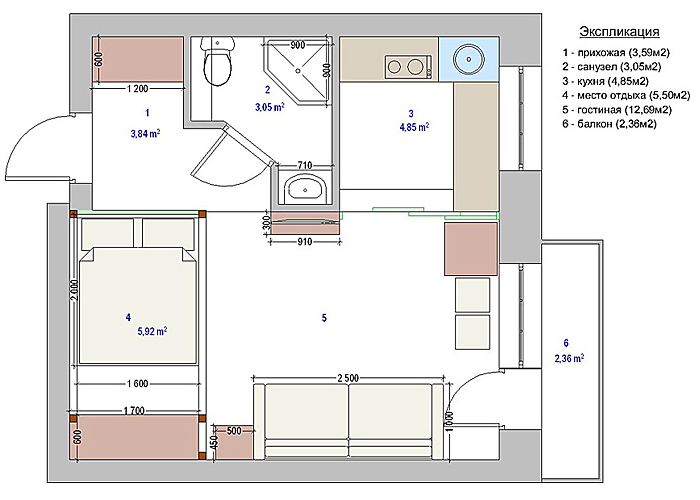 رسم تخطيطي لستالين من غرفة واحدة بعد الإصلاح